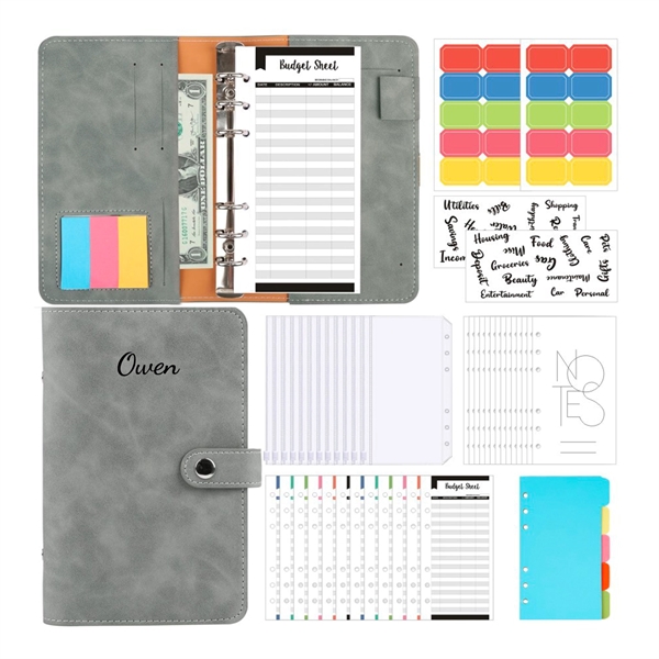 A6 PU Leather Cover Notebook