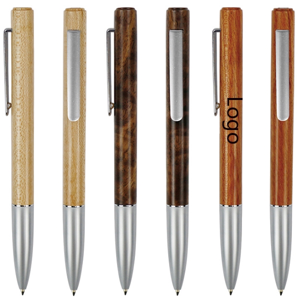 luxury metal and wooden gel pens