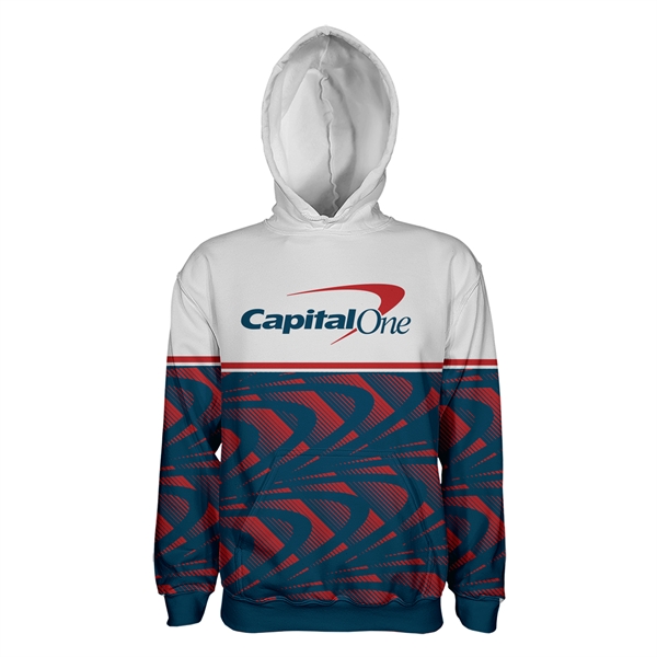 Custom Dye Sublimated Pullover Hoodie - 100% USA MADE