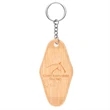 Blank Wooden Keychain Key Tags - Brilliant Promos - Be Brilliant!
