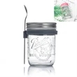 Overnight Oats Jar with Lids and Spoons - Brilliant Promos - Be Brilliant!