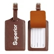 Leahter Luggage Tags - Brilliant Promos - Be Brilliant!