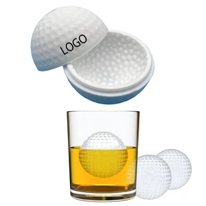 Silicone 2.4 Inch Golf Ball Ice Mold - Brilliant Promos - Be