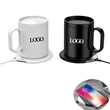Coffee Mug Warmer with Wireless Charger for Desk,Heated Coffee Mug with 15W  Wireless Charging,USB Auto Shut Off Tea Warmer 