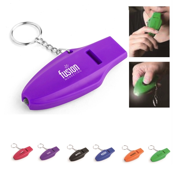 Led Whistle Keychain