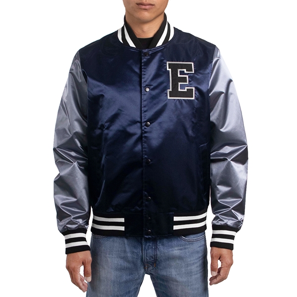 Epic Outerwear Collection Varsity2 Satin Jacket