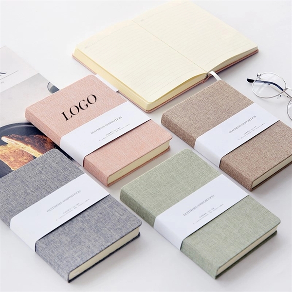 Small Academic Diary With Fabric Linen Cover