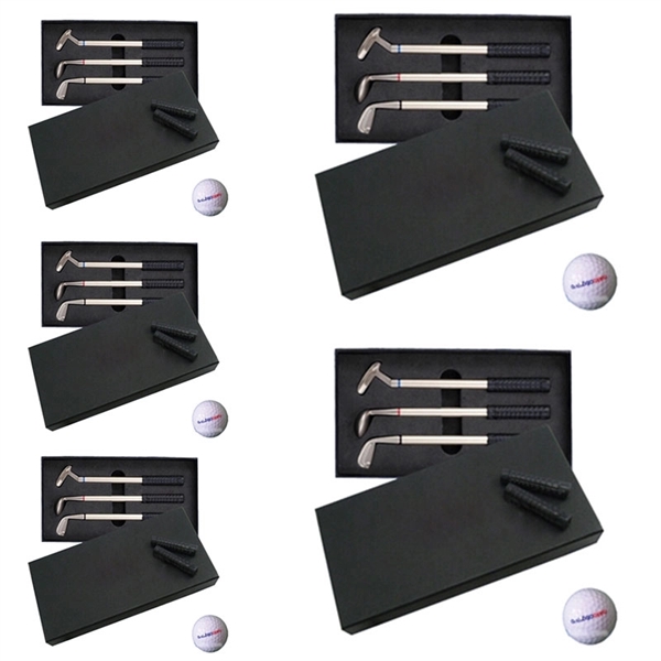 Golf Clubs Pens, Gift Box
