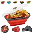 Collapsible Silicone Pizza Storage Containers - Brilliant Promos
