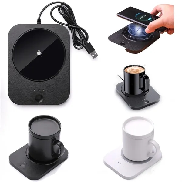 USB Coffee Mug Warmer for Desk Office and Home with 3 Temper