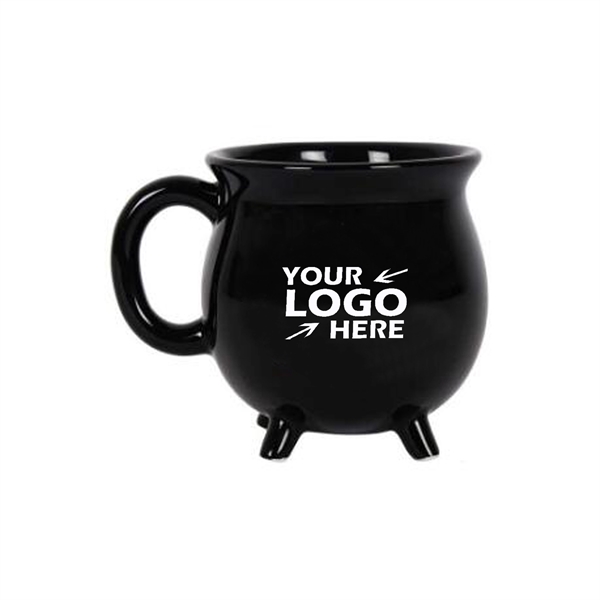 13.5oz Witch's Brew Cauldron Mug Ceramic Drinkware