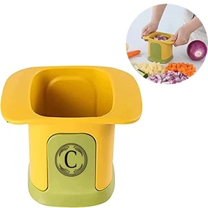 2 In 1 Hand Chopper For Vegetables Dicing & Slitting - Brilliant