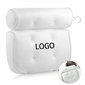4D 3D Bath Pillows For Tub Neck And Back Support - Brilliant Promos - Be  Brilliant!
