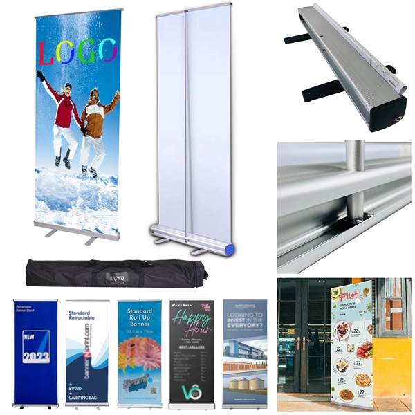 Retractable Banner Stand with Custom Printed