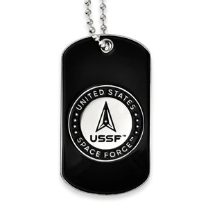 Officially Licensed Engravable U.S. Space Force Dog Tag - Brilliant Promos  - Be Brilliant!