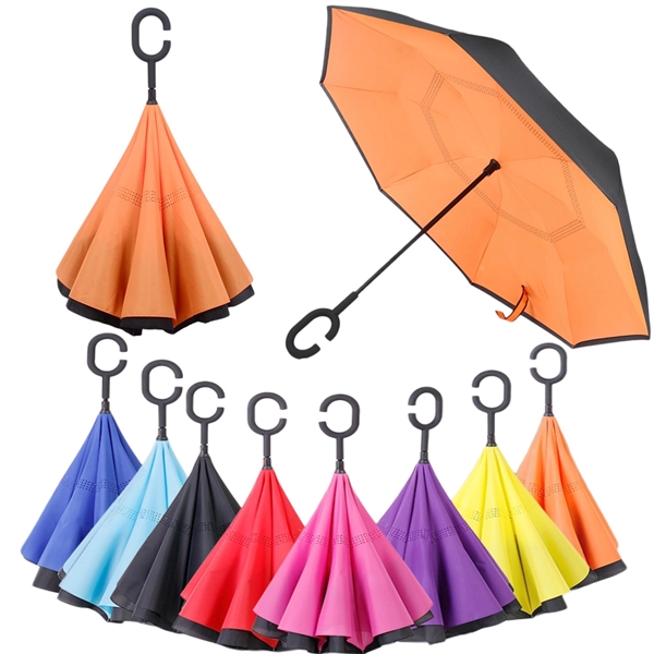 C-Shaped Non-Rust Handle Umbrella