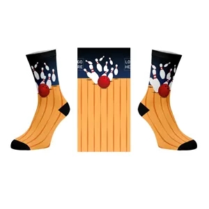 Athletic Crew Sock with DTG Printing