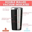 Tumbler With Lid And Straw/40oz Thermal Water Bottle - Brilliant Promos -  Be Brilliant!