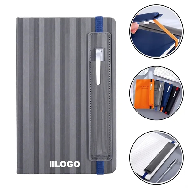 Notebook With Pen Holder