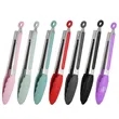 9 Inch Stainless Steel Silicone Non-Slip Cooking Food Tong - Brilliant  Promos - Be Brilliant!