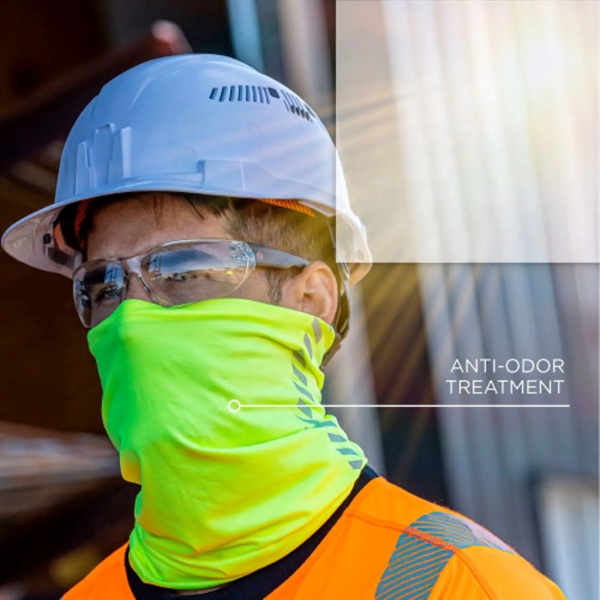 Segmented Hi Vis Reflective Safety Workwear Neck Face Gaiter