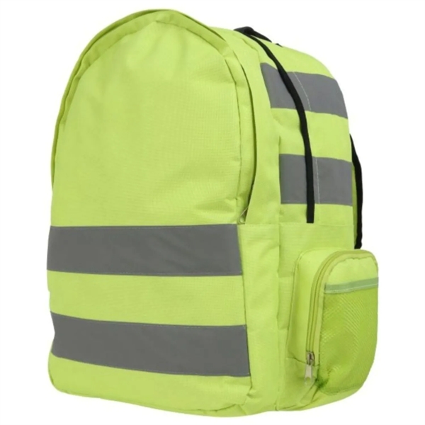 High Vis Reflective Tape Utility Safety Workwear Backpack