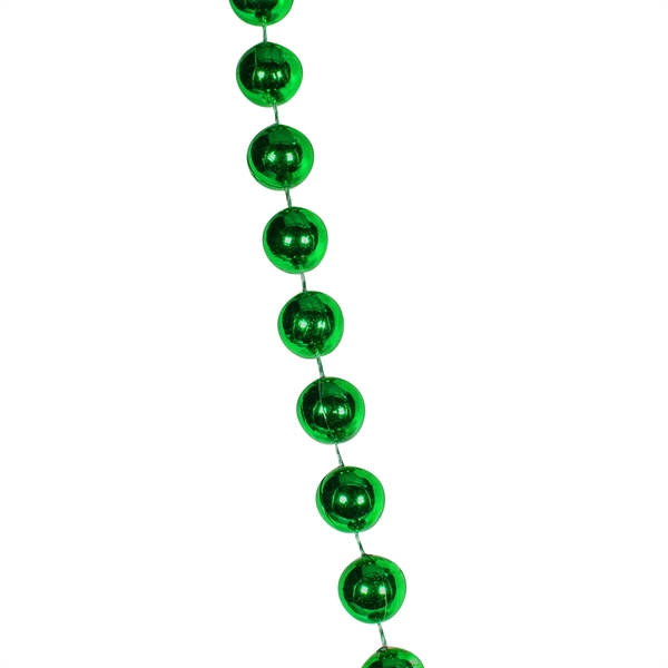 Green 33" 12mm Bead Necklaces - Image 2