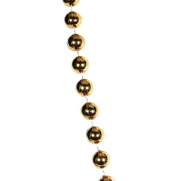 Gold 33" 12mm Bead Necklaces - Image 2