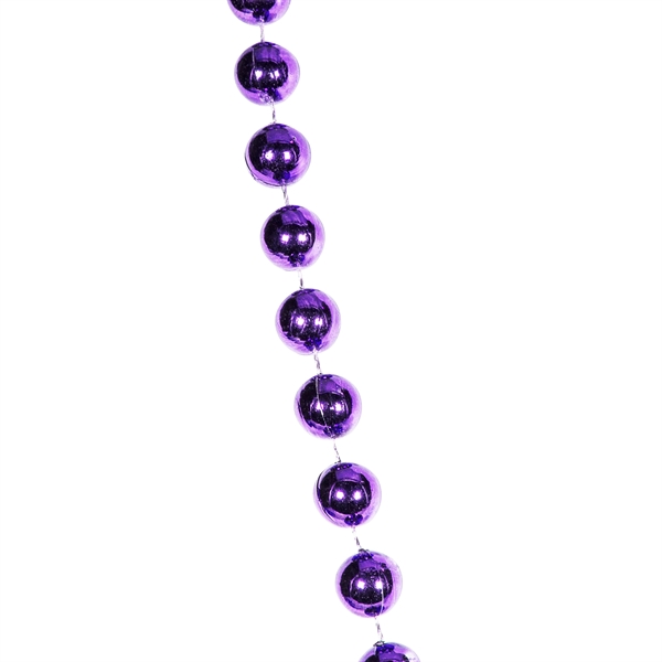 Purple 33" 12mm Bead Necklaces - Image 2