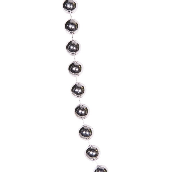Silver 33" 12mm Bead Necklaces - Image 2