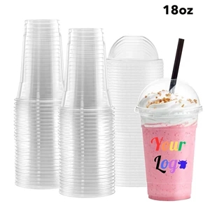 18oz Disposable Plastic Clear Cups - Brilliant Promos - Be Brilliant!