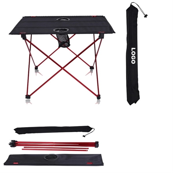 Outdoor Lightweight Portable Folding Desk Table Holder