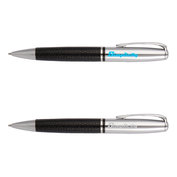 Leather Finish Ballpoint Pen, Advertising Pen, Customi - Image 6
