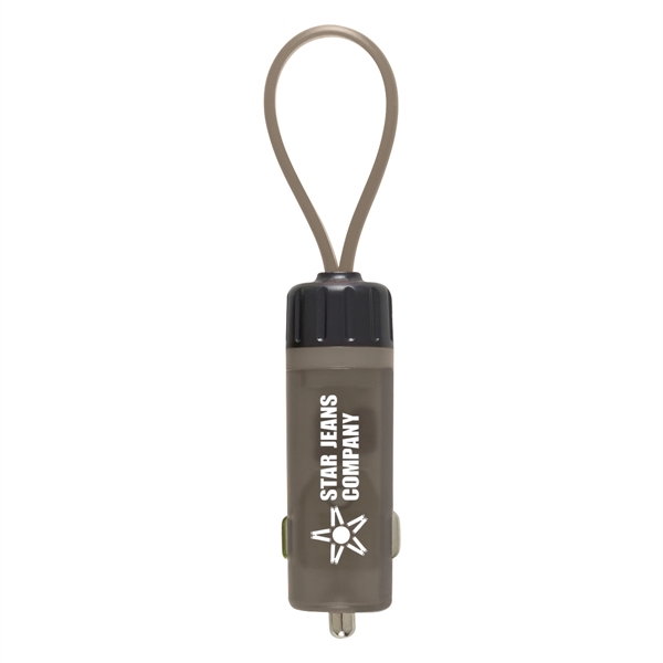 Luminous USB Car Charger Key Strap - Image 3