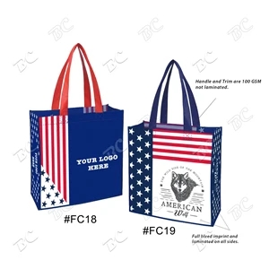 Flag 13 x 15 Small Quantity Custom All Sides Laminate Bag