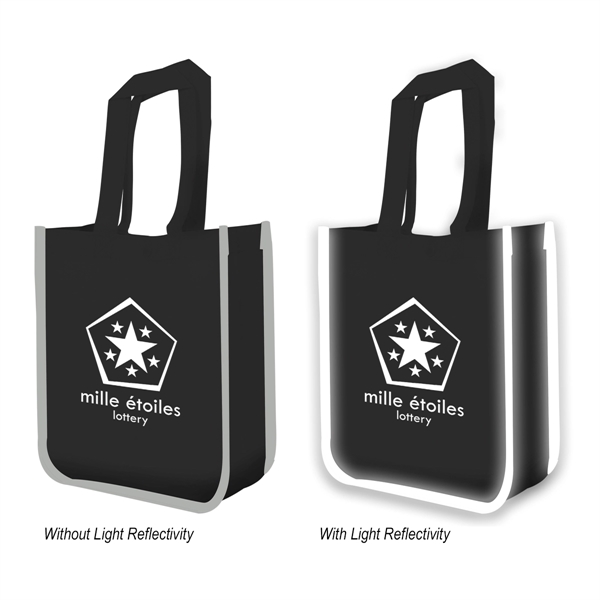 Reflective Lunch Tote Bag - Image 2