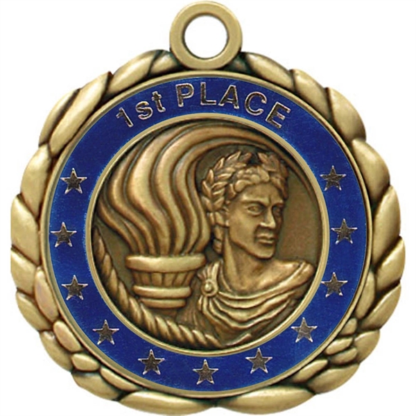 2 1/2" Quali-Craft Victory Medallion - Image 2
