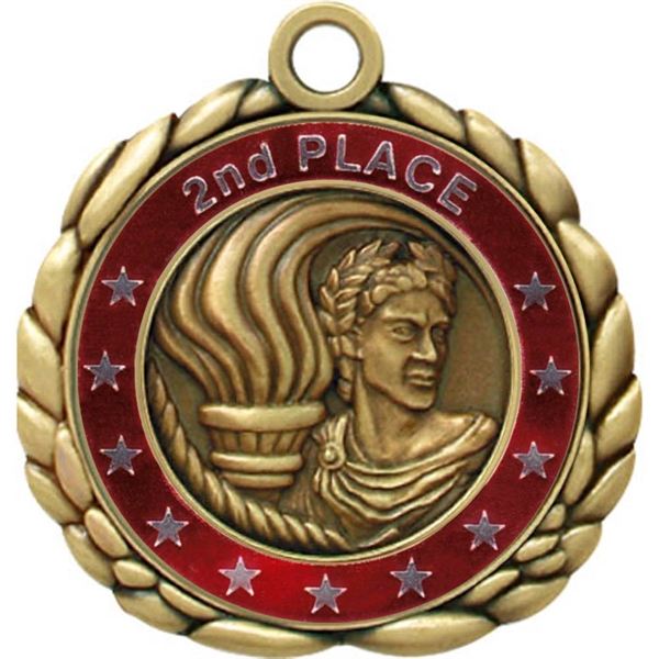 2 1/2" Quali-Craft Victory Medallion - Image 3