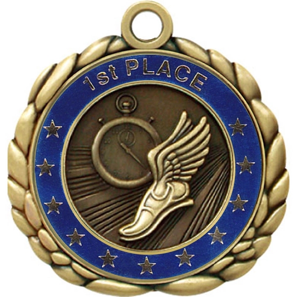 2 1/2" Quali-Craft Track Medallion - Image 2
