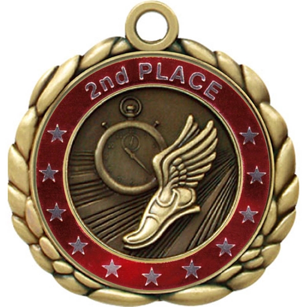 2 1/2" Quali-Craft Track Medallion - Image 3