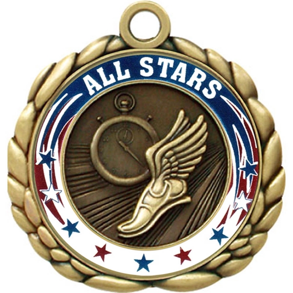 2 1/2" Quali-Craft Track Medallion - Image 5