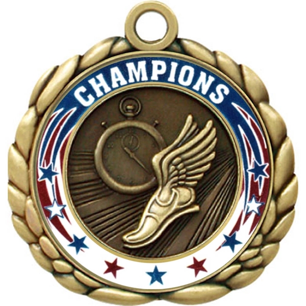 2 1/2" Quali-Craft Track Medallion - Image 6
