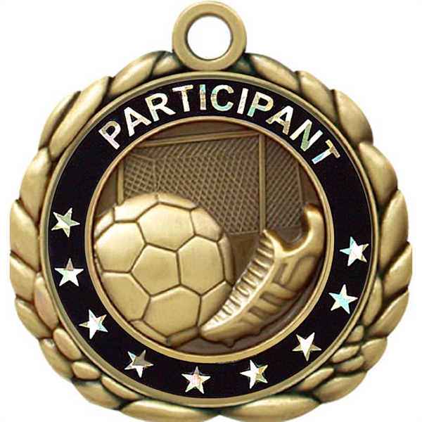 2 1/2" Quali-Craft Soccer Medallion - Image 7