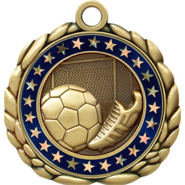 2 1/2" Quali-Craft Soccer Medallion - Image 8