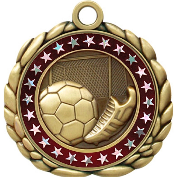 2 1/2" Quali-Craft Soccer Medallion - Image 9