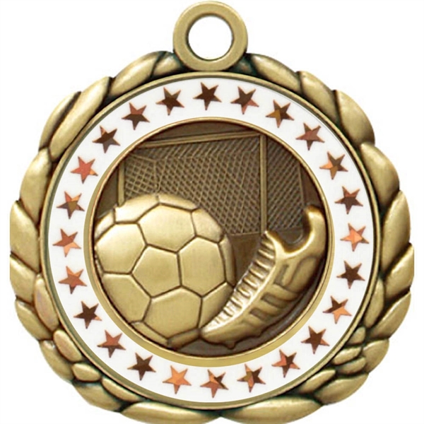 2 1/2" Quali-Craft Soccer Medallion - Image 10