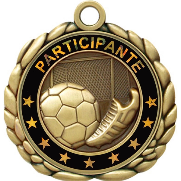 2 1/2" Quali-Craft Soccer Medallion - Image 11
