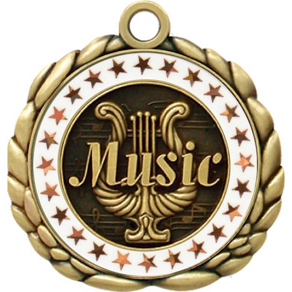 2 1/2" Quali-Craft Music Medallion - Image 9