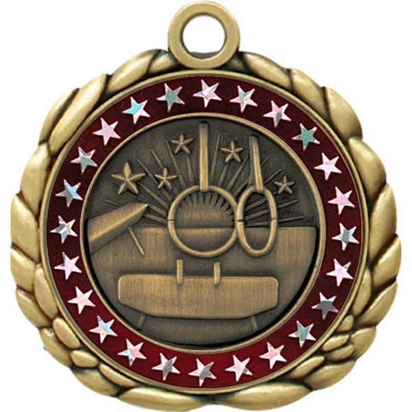 2 1/2" Quali-Craft Cheerleading Medallion - Image 9