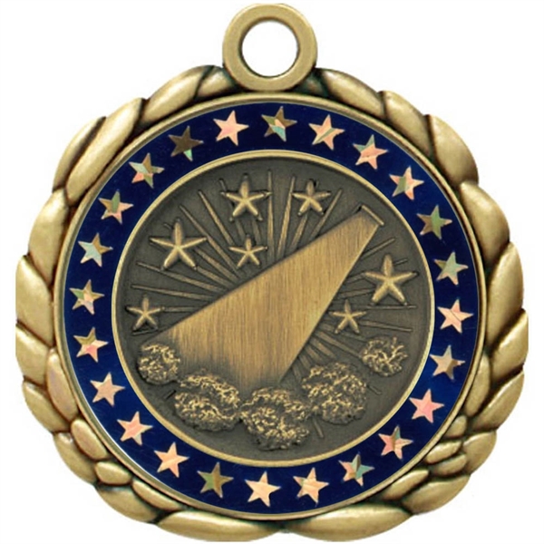 2 1/2" Quali-Craft Cheerleading Medallion - Image 8